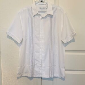 Cubavera White Short Sleeve Men's Shirt